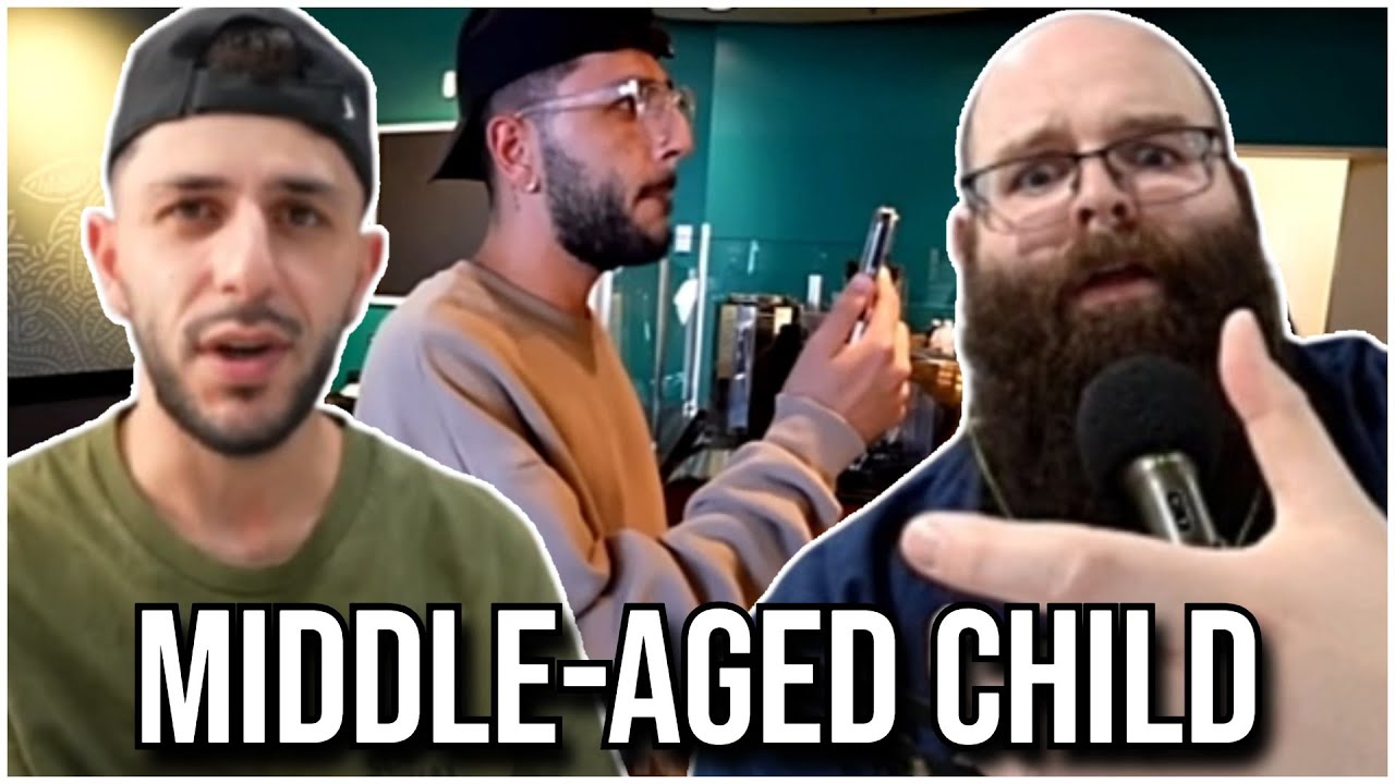 Pathetic Man-Child, Brawadis, Fake Sobs After Harassing Innocent Starbucks Employee