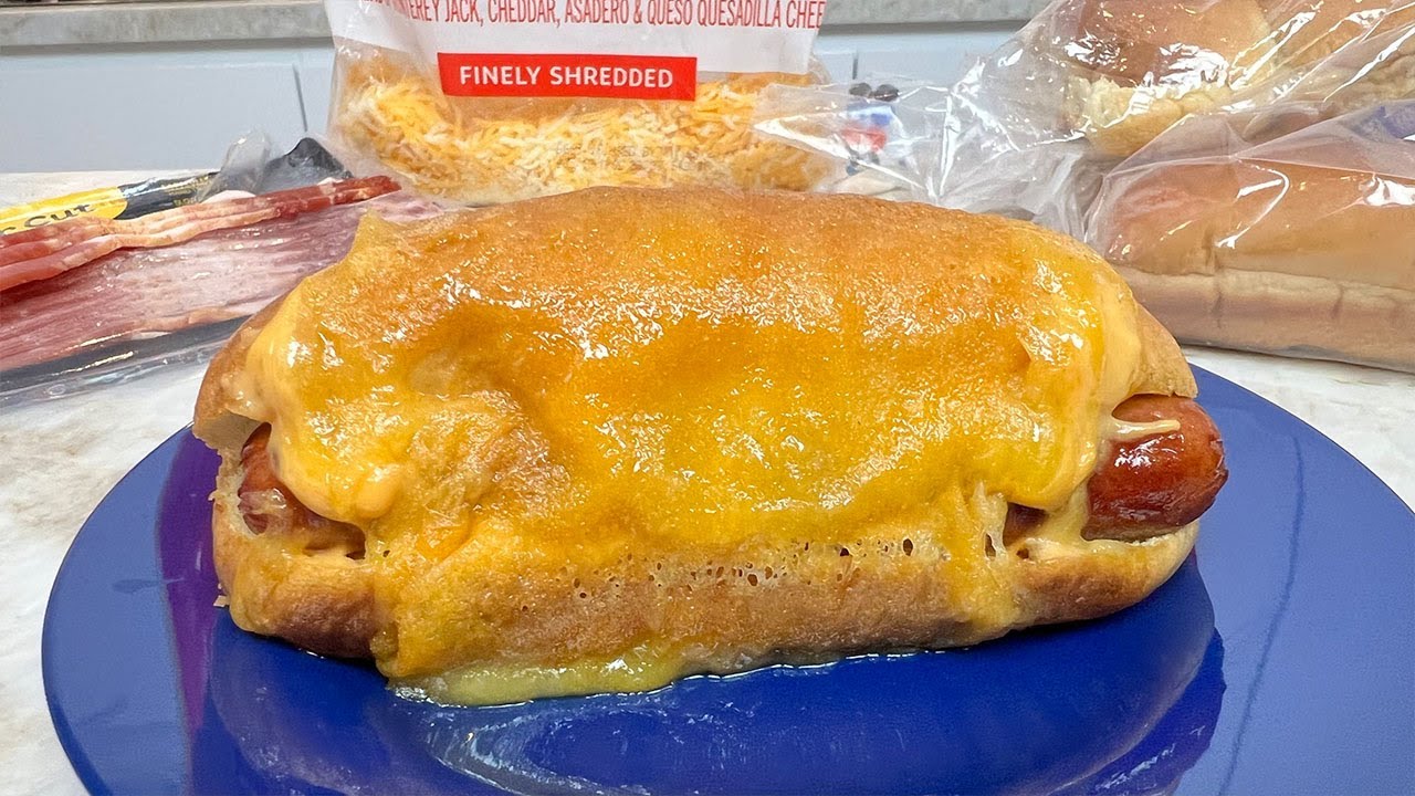 Cheese Wrapped Hot Dog
