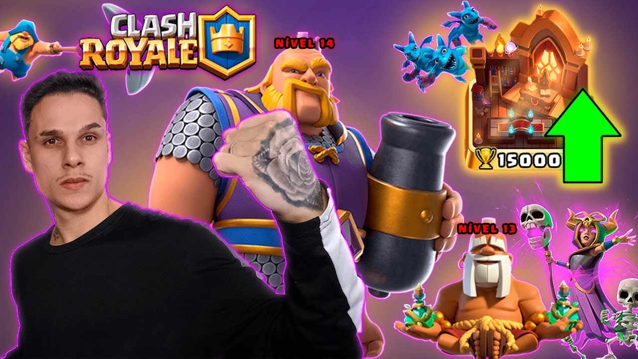 15 Mil Troféus Com Tudo NÍVEL 14! Clash Royale