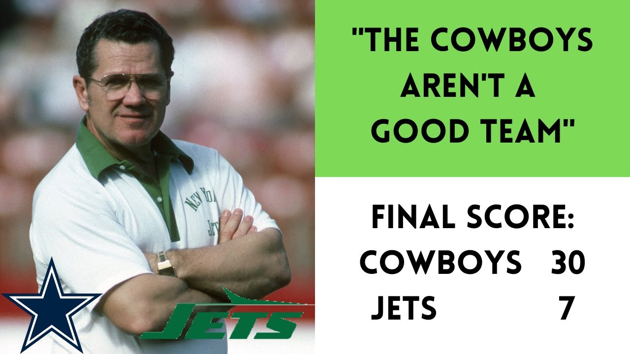 The STUPIDEST Coaching Moment in Jets HISTORY | Cowboys @ Jets (1978)