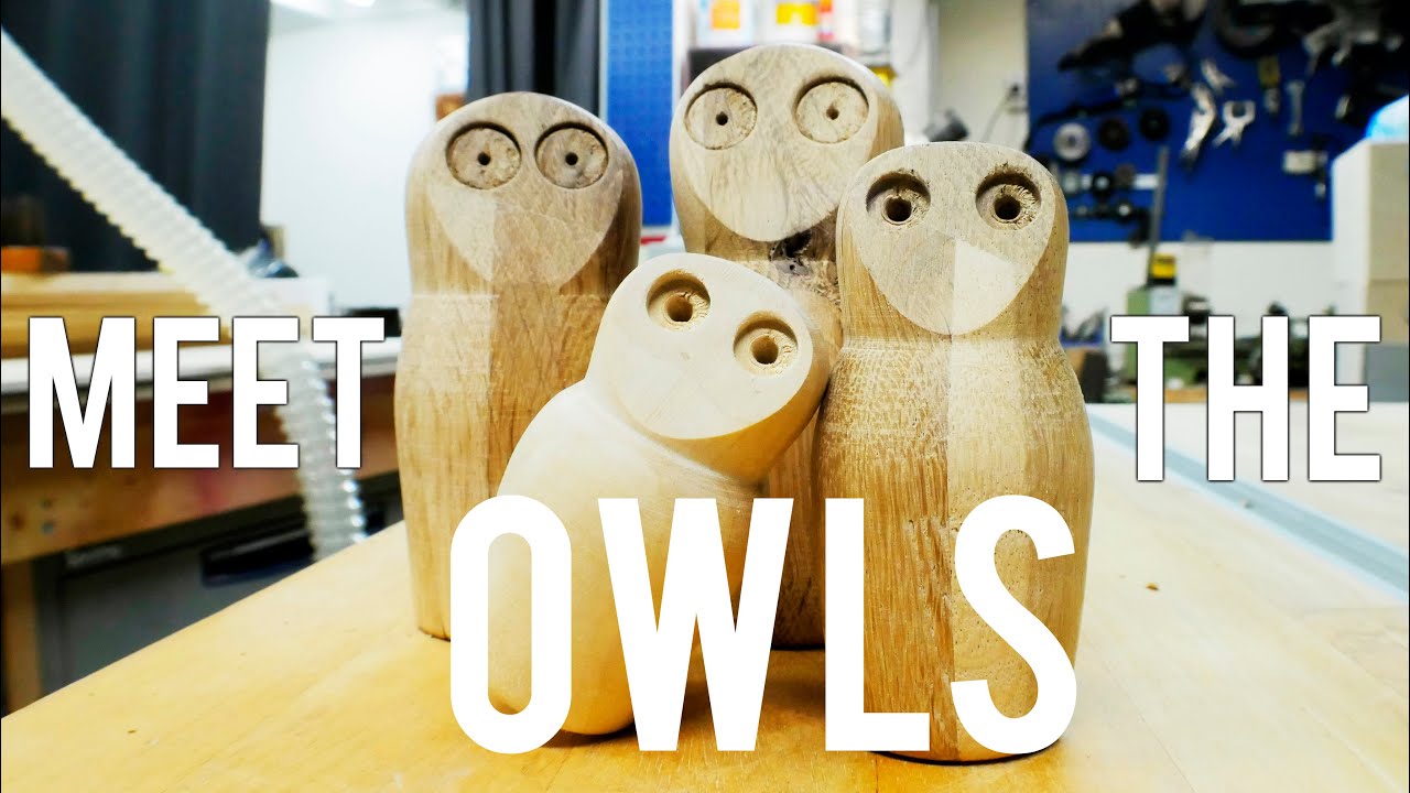 Meet the Owls | Woodturning | Oak