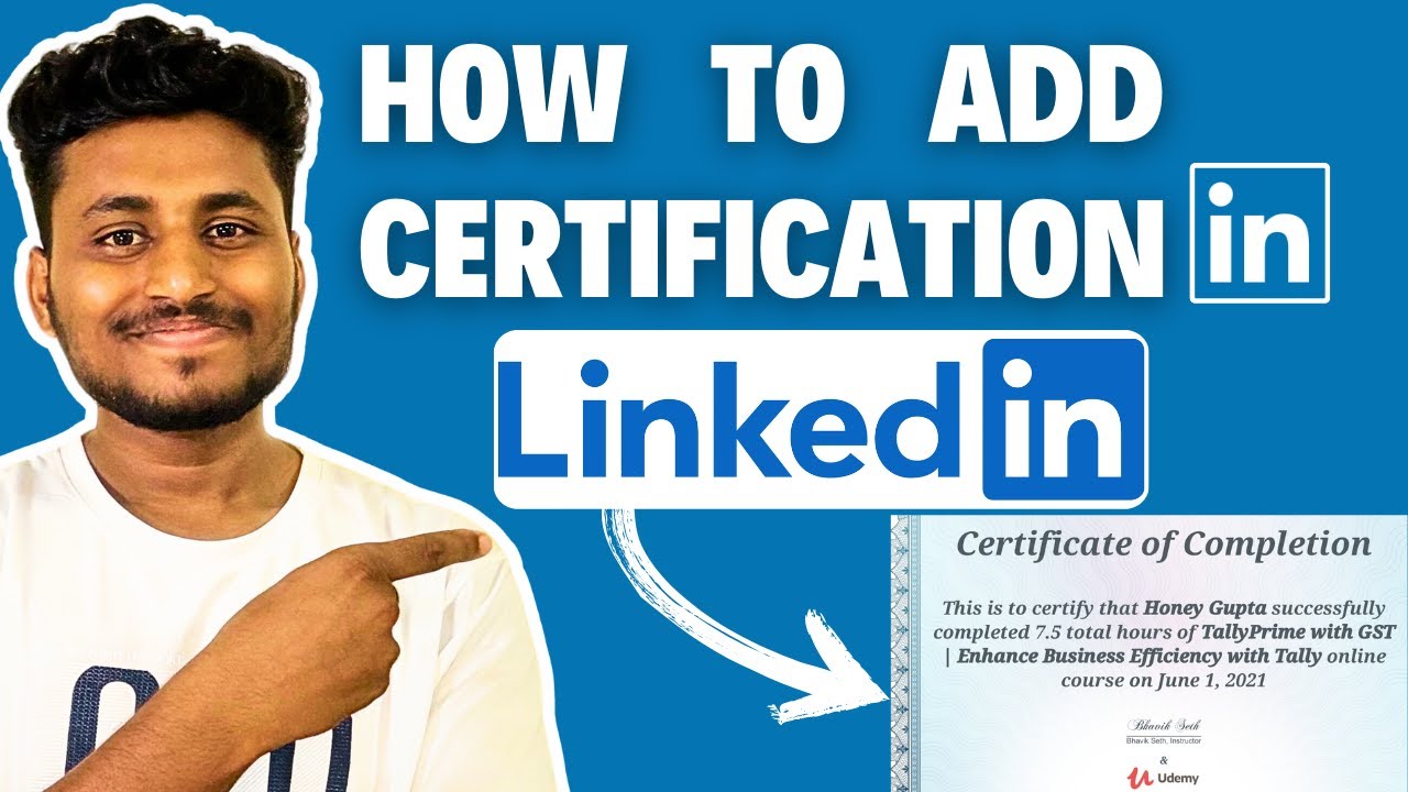 How to add a certification to your LinkedIn Profile | Step-by-Step Guide (2025)