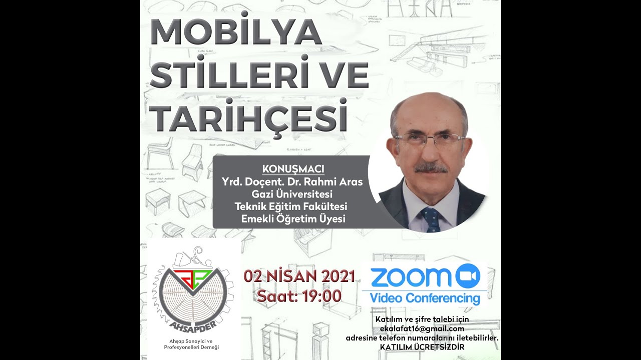 RAHMİ ARAS AHSAPDER KONUŞMASI NİSAN 2021
