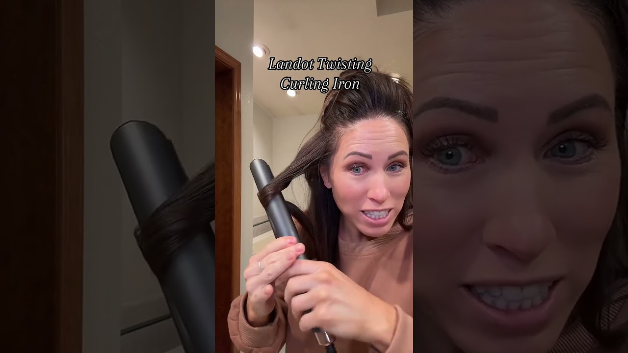 Curl Your Hair Easily with This Twisting Curling Iron! #Landot