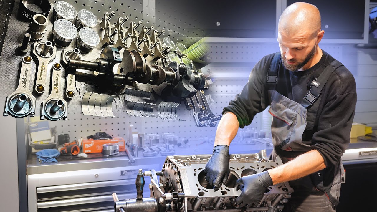 BMW E36 V8 на 700 сил: собираем НОВЫЙ мотор на КОВКЕ! #10