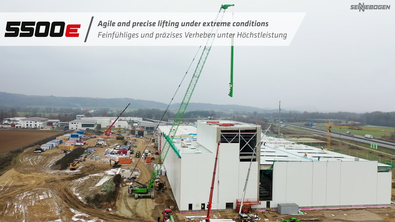 Agile and precise lifting under extreme conditions - SENNEBOGEN 5500 E