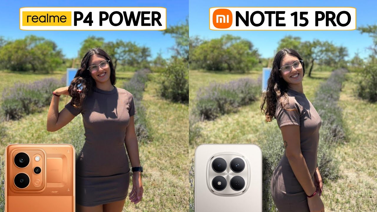 Realme P4 Power 5G Vs Redmi Note 15 Pro 5G Camera Test Comparison 