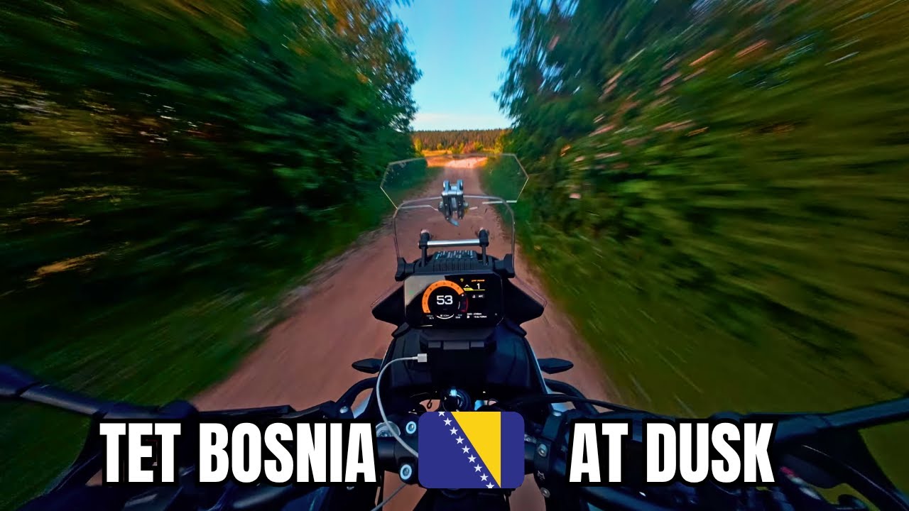 Golden hour adventure ride on TET Bosnia 🇧🇦 - CFMOTO 450MT [RAW Onboard 4K]