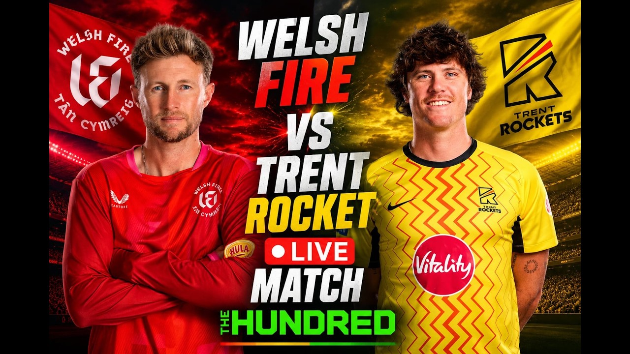 WEF vs TRE LIVE MATCH  | Welsh Fire vs Trent Rockets | The Hundred 2026 LIVE | Cricket 26 Gameplay