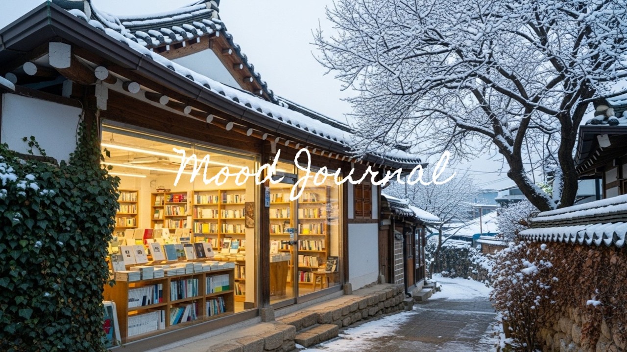 겨울의 끝자락의 서점, 책 읽기 좋은 피아노 | Piano for Reading & Study