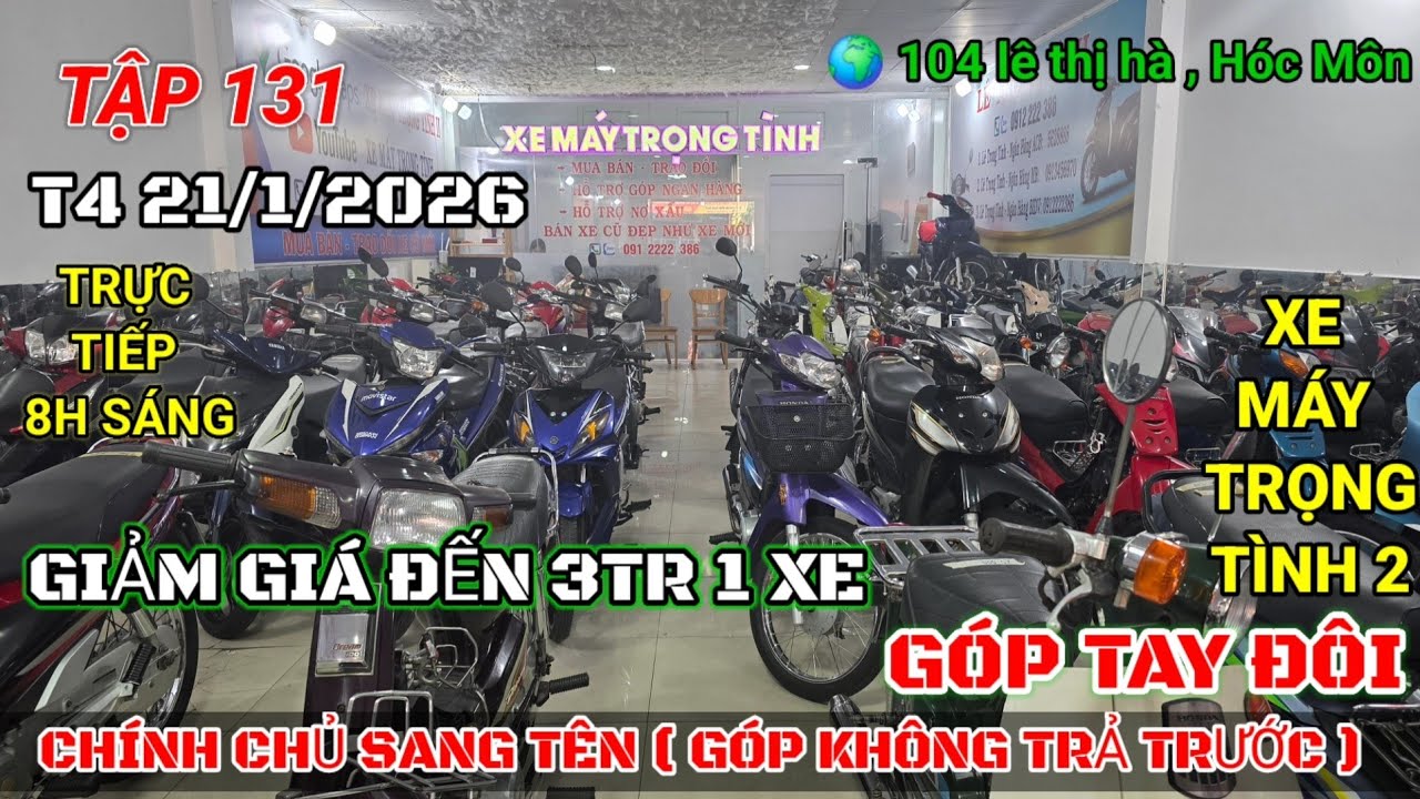 🔴TRỰC TIẾP : Tập 131 Giảm Giá Tất Cả Xe Đến 3 Triệu l 0984642424 . 0913456970 Tình ( zalo )