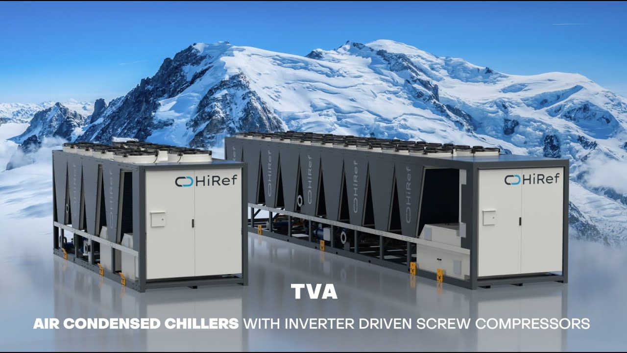TVA: air-cooled chillers for sustainable, energy-efficient processes.