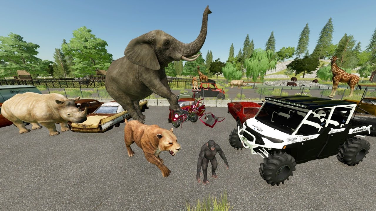 Buying Abandoned Zoo Full of Dangerous Animals | Farming Simulator 22