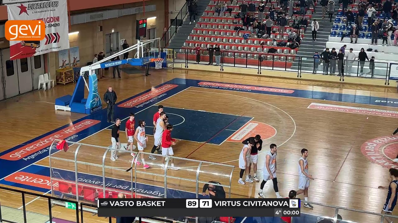 Generazione Vincente Vasto Basket - B-Chem Virtus Civitanova
Marche