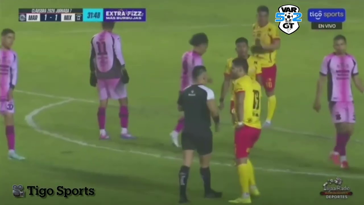 Análisis arbitral Marquense vrs. Mixco - Clausura 2026.