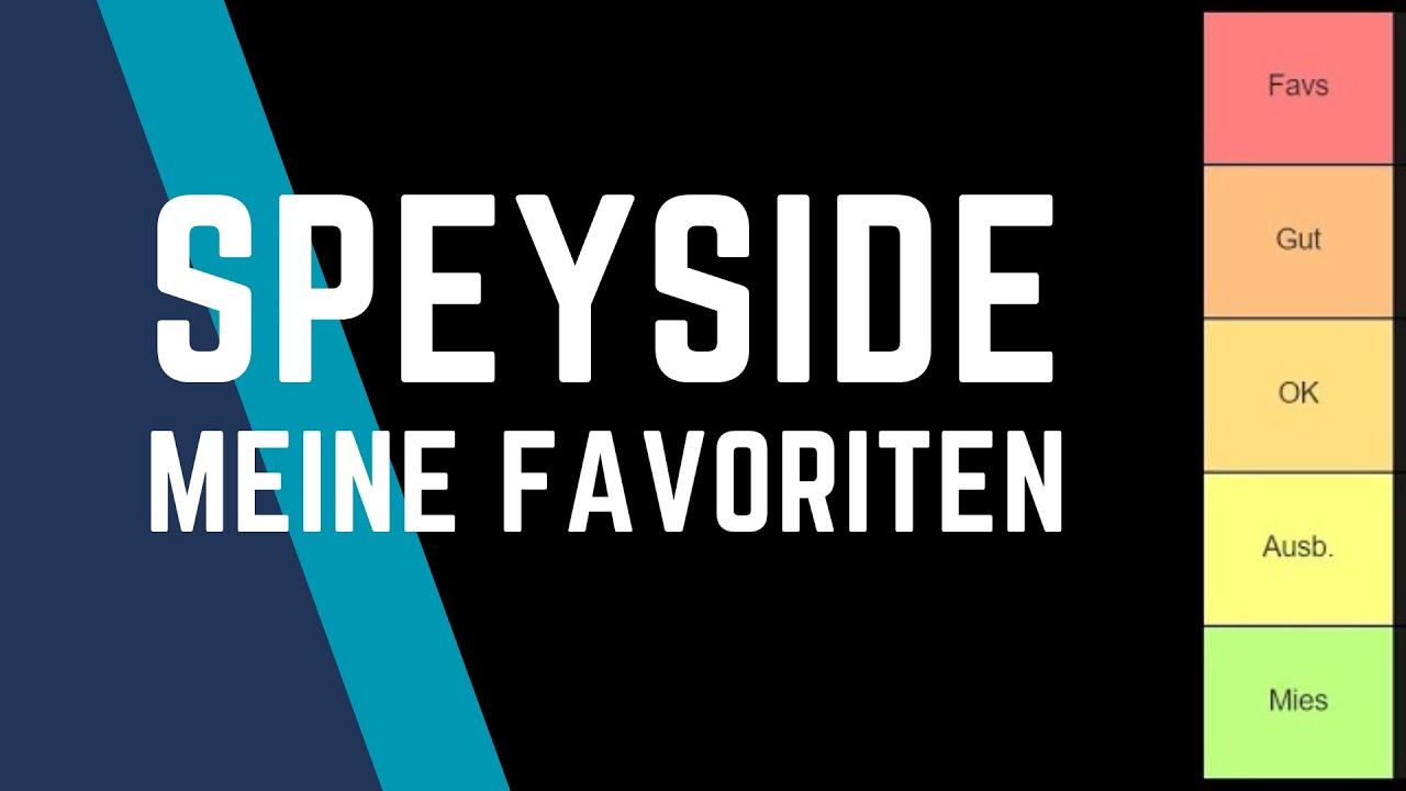 Tierlist: Speyside Brennereien