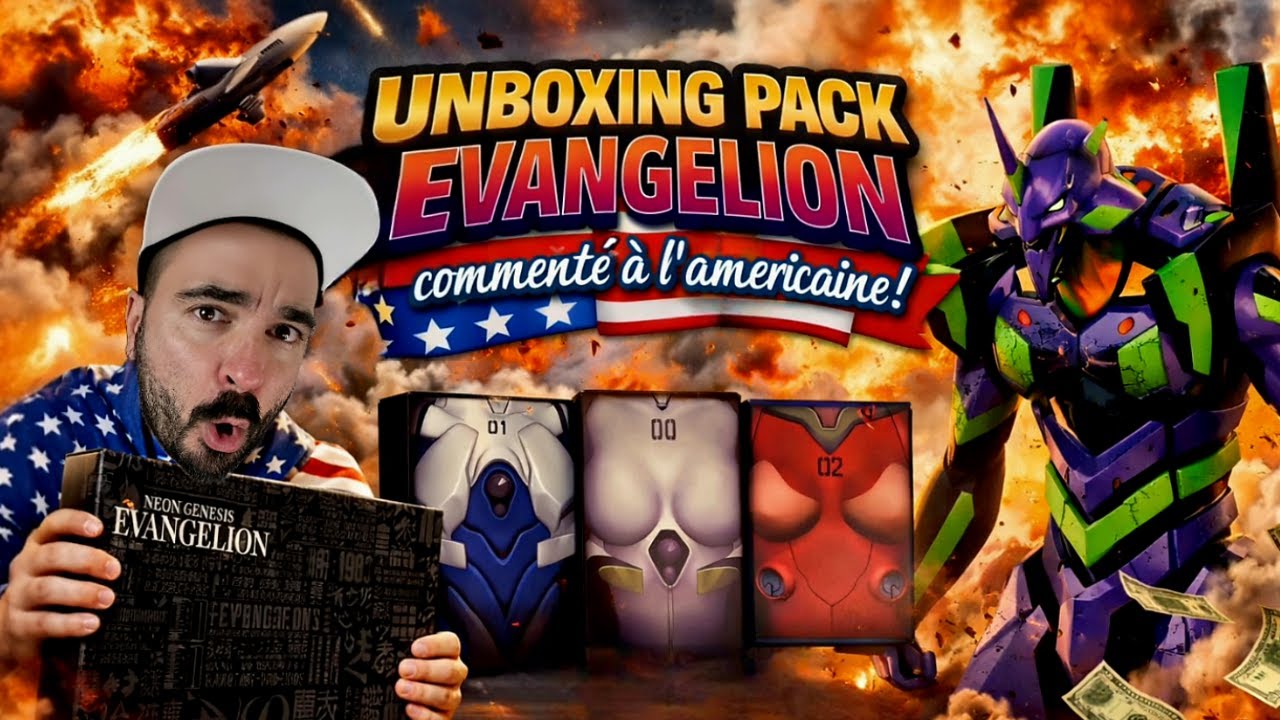 🔥Unboxing Pack Evangelion Neon Genesis - Commenté à l'américaine 🇺🇸