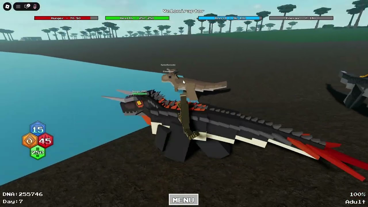 Meeting Ultimasaurus in Jurassic Pixel #roblox #gaming #dinosaur