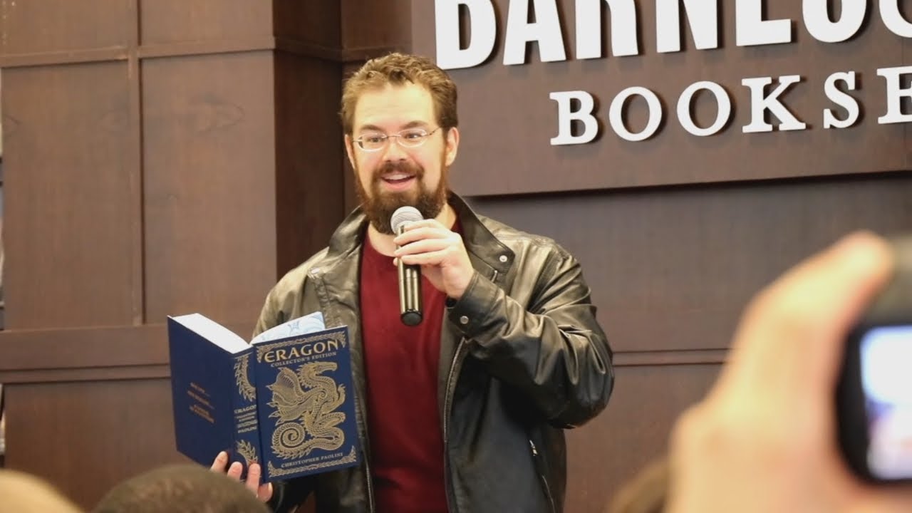 The Fork, the Witch, and the Worm Christopher Paolini signing at the Grove