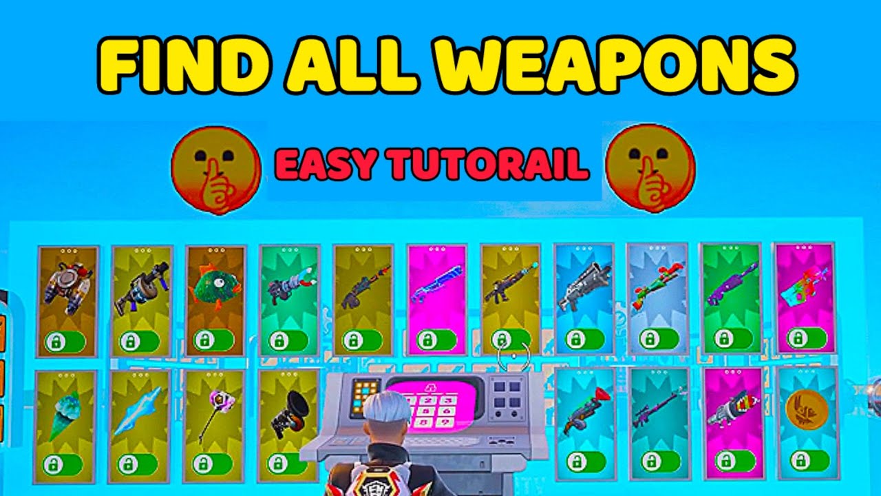 FIND ALL SECRETS LOCATIONS in MAP INFINITY 1V1 ALL GUNS ALL WEAPONS @khnfosh