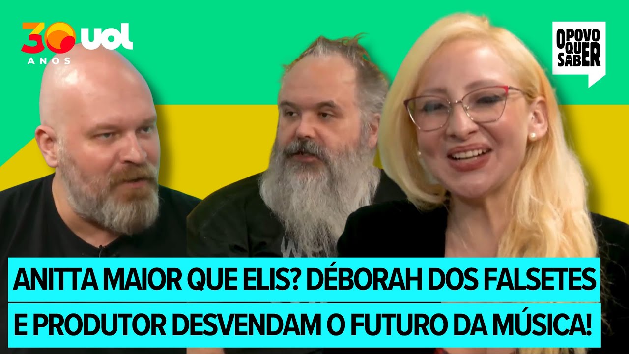 Débora dos Falsetes e Felipe Vassão debatem futuro da música, o ‘fenômeno Anitta’ e mais