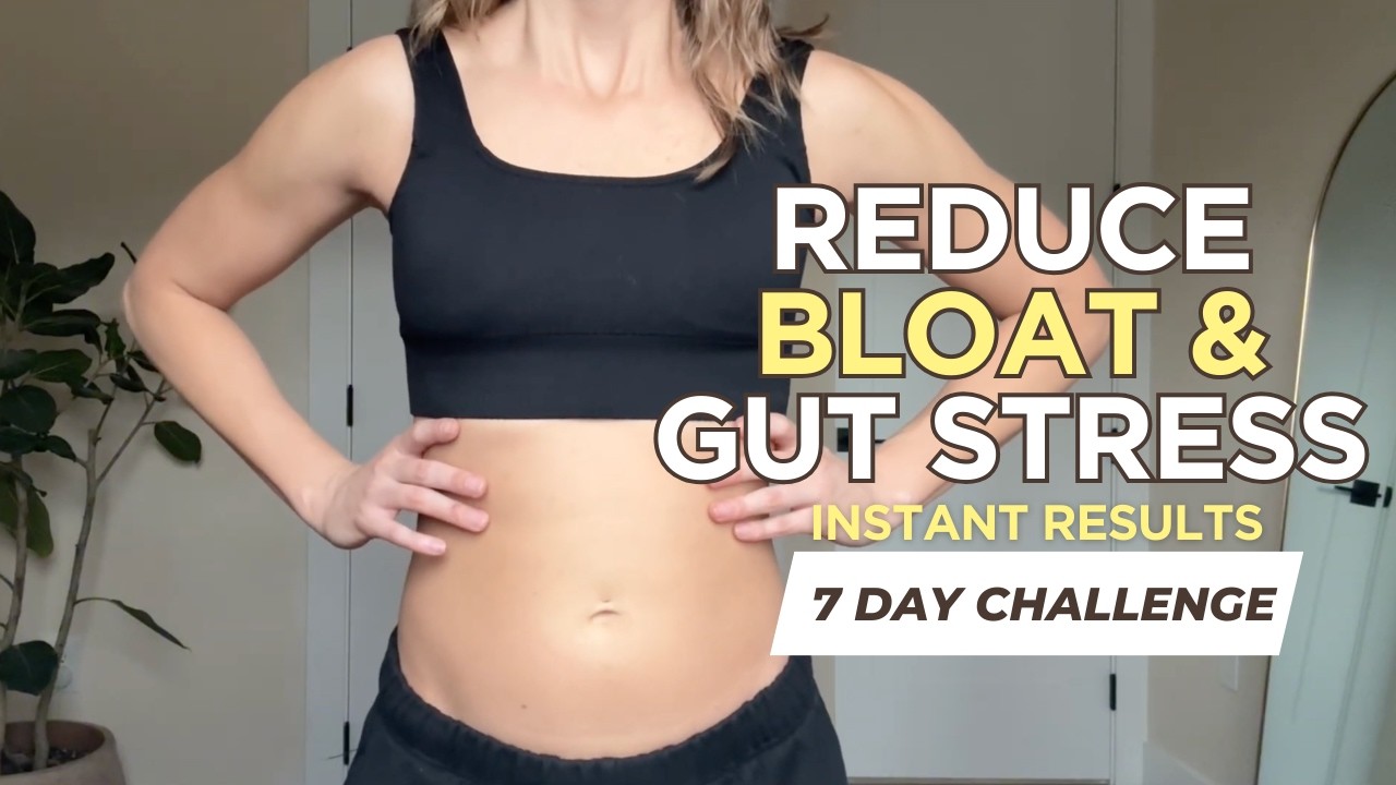 Abdominal Lymphatic Drainage Massage | Release Bloating & Gut Stress (Day 3)
