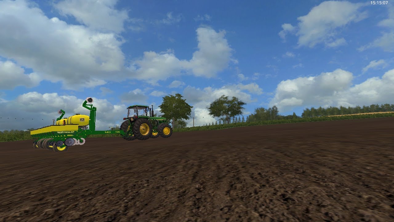 fs 17 coldborough park farm timelapse #8 planting with our new john deere planter