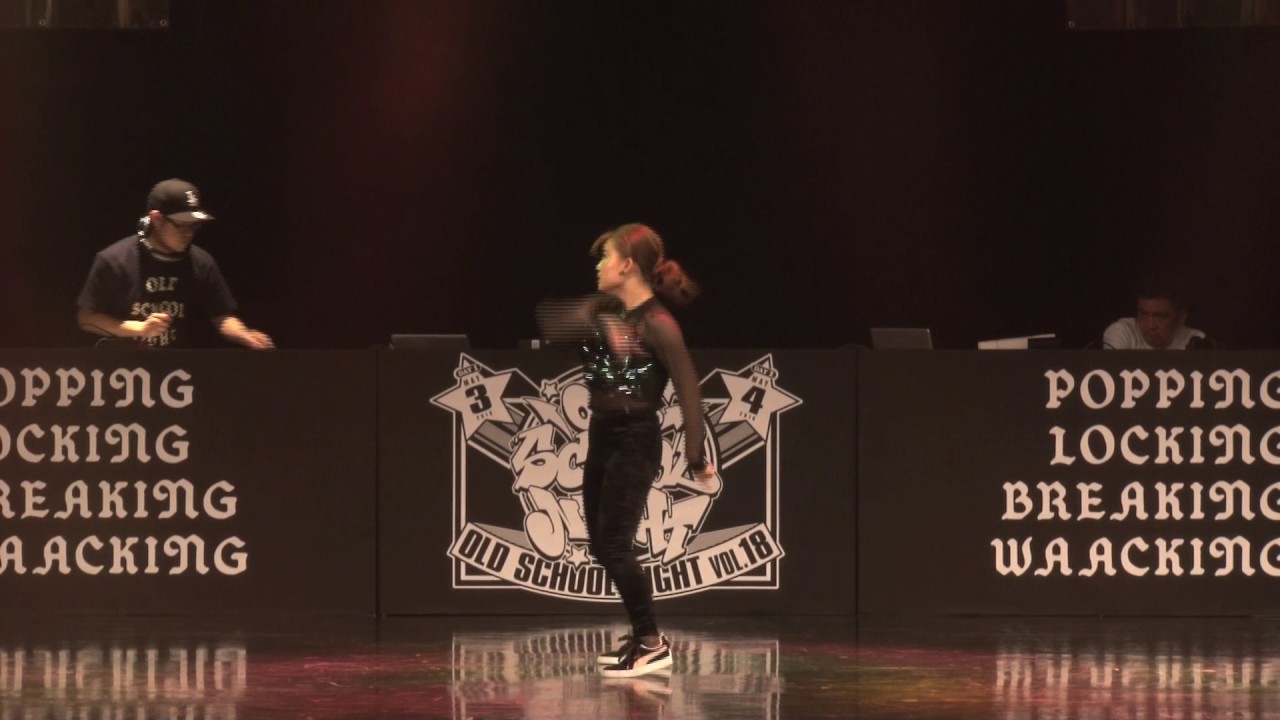 Bagsy vs IBUKI_OLD SCHOOL NIGHT VOL.18_WAACKING 1on1 BATTLE BEST8