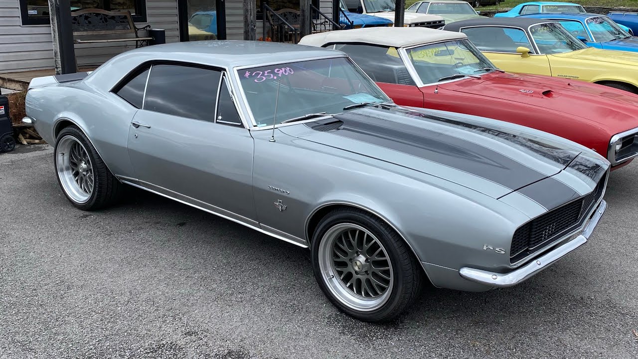 Тест-драйв Chevrolet Camaro RS 327 V8 4-ступенчатая коробка передач 1967 года выпуска. ПРОДАНО за...