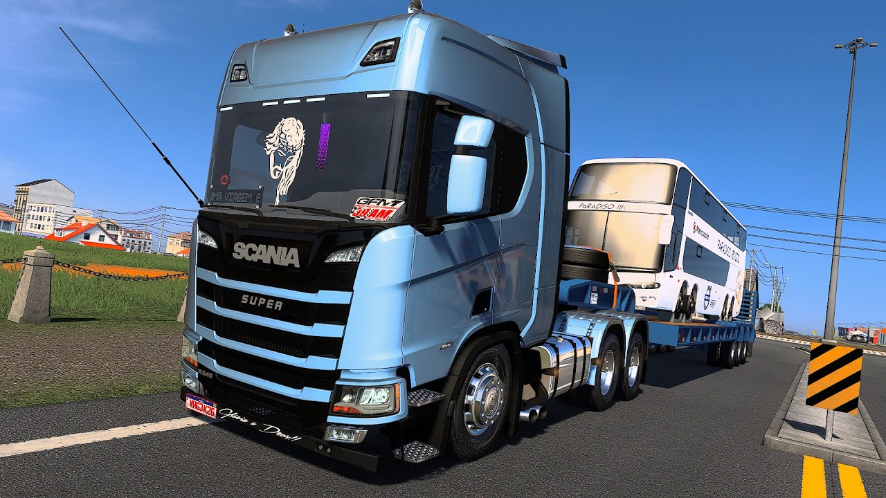 Conhecendo o MAPA INTERIOR MG, com a SCANIA NTG cargas dinâmicas no SERVIDOR MULTIPLAYER Ets 2 1.58
