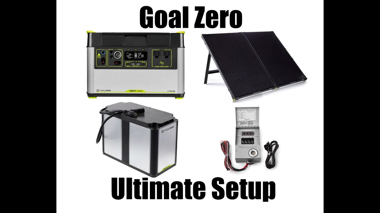 Impressive Goal Zero Backup Power Setup