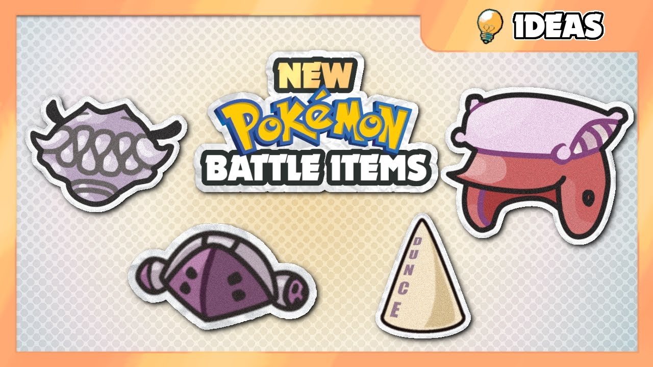 NEW Pok&eacute;mon Held Items | Substitube Ideas💡