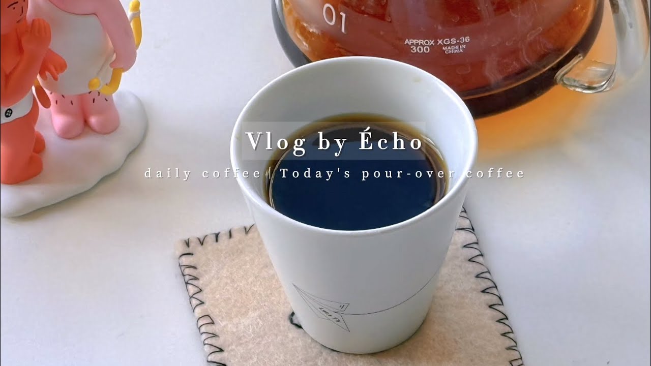 I just filmed the process of drinking coffee.