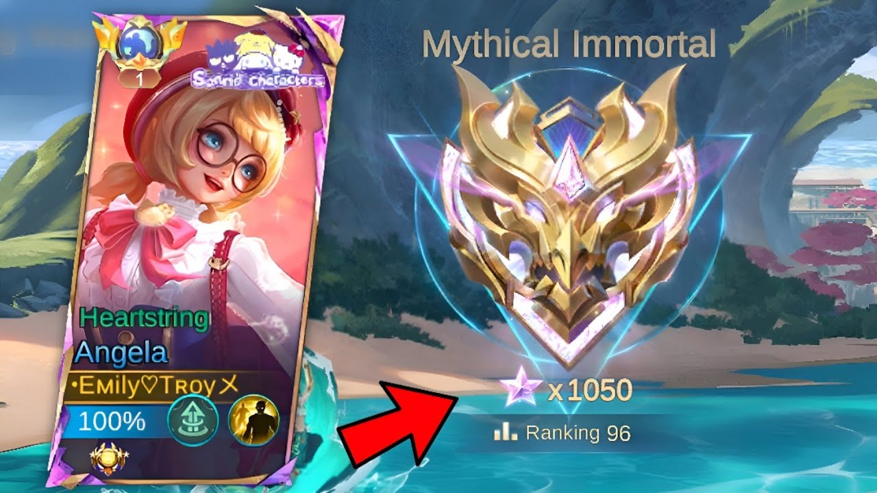 1000+ STARS GAMEPLAY🤯🔥! THIS IS HOW GLOBAL ANGELA PLAYS IN HIGH RANK - NO DEATH MVP!