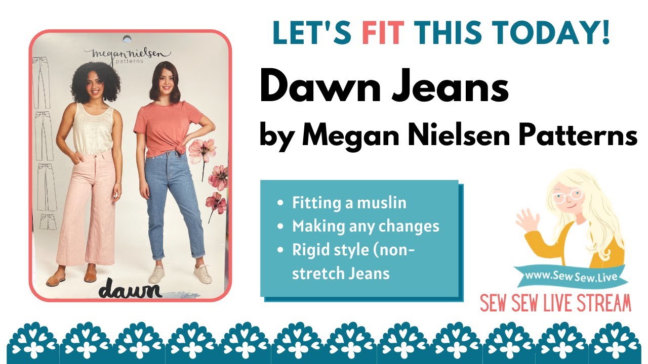 Fitting Dawn Jeans (or any pants pattern) by Megan Nielsen Patterns