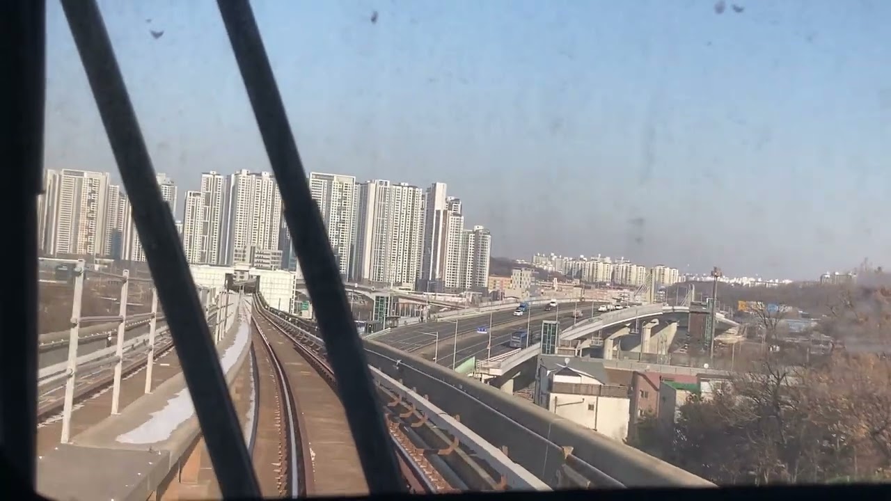 20260127 인천2호선 전방구간영상 (검단오류행 열차 - 검바위역에서 검암역까지)