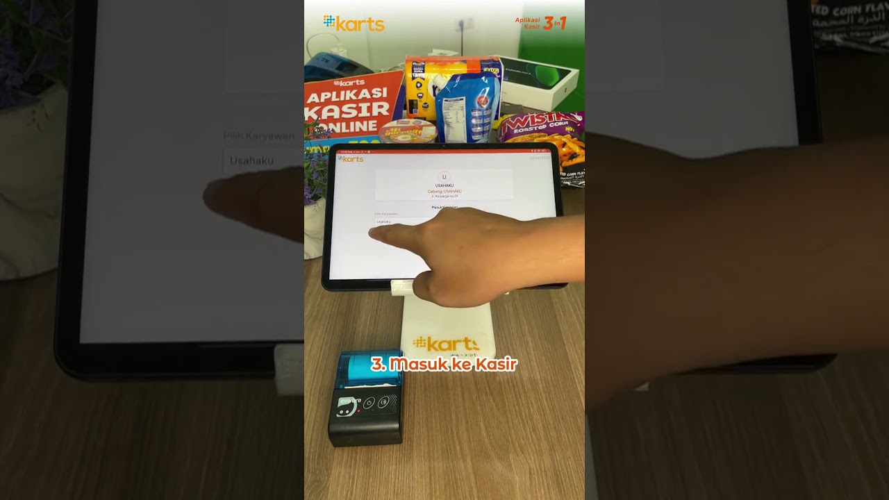 Aplikasi Kasir Digital untuk Pemula: Praktis dan Bisa Cetak Struk di Tablet #aplikasikasir #mipad6