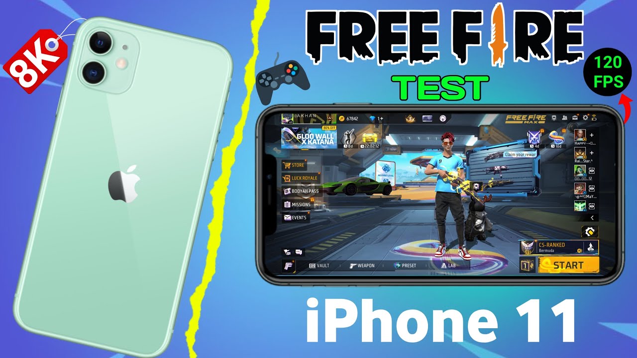 iPhone 11 Free Fire Test 2025 // iphone 11 gaming test // iPhone 11 gaming review // iphone 11