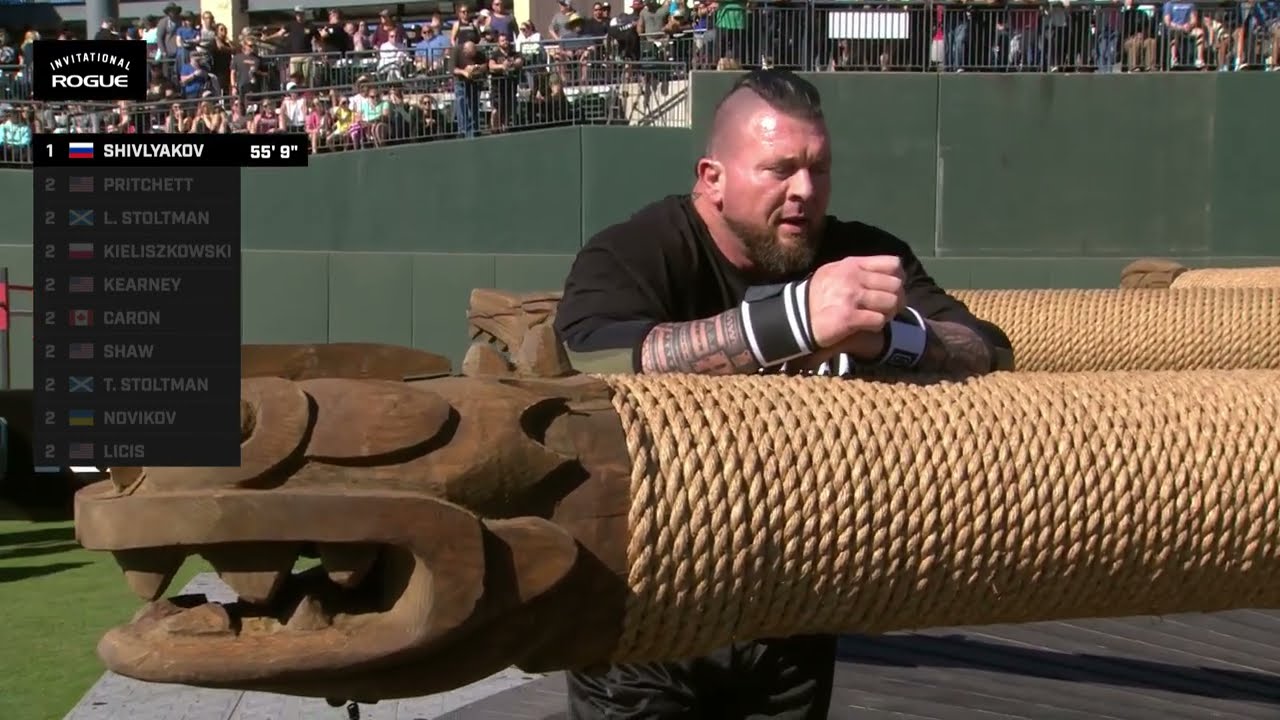 2021 Rogue Invitational - Strongman Event 3 - Wheel of Pain