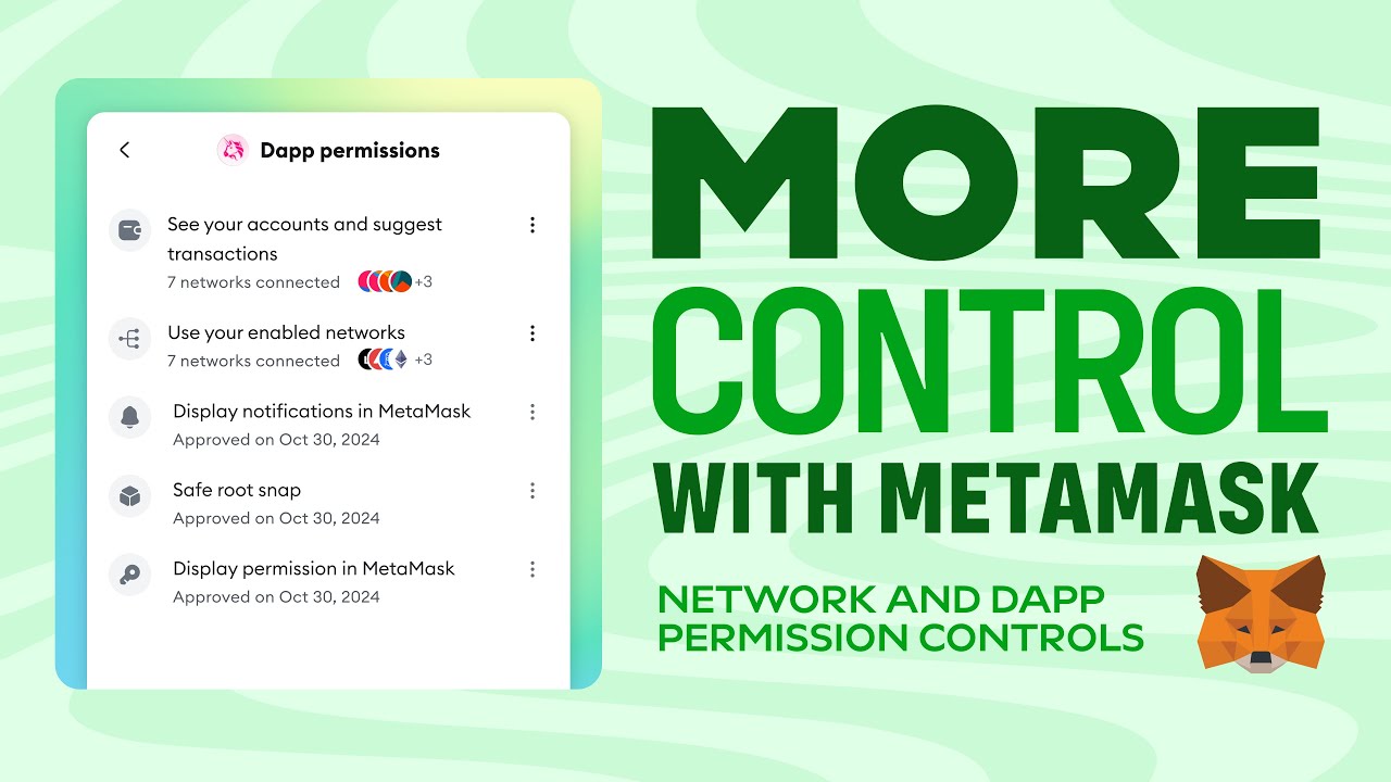 Easy network switching and more control