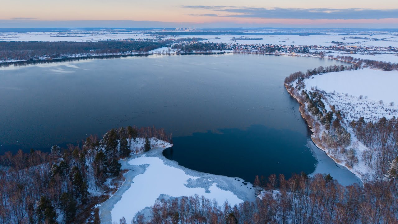 Bergwitzsee Germany - Winterlandscape