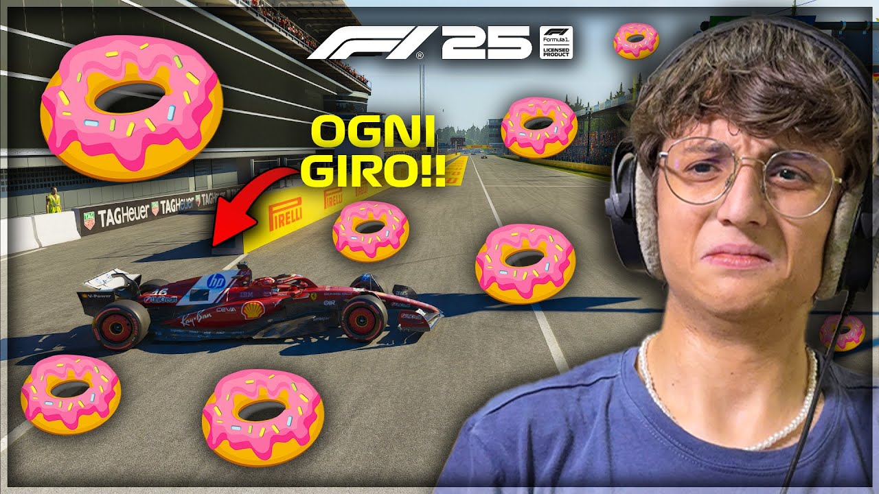 F1 25 MA DEVO FARE UN DONUTS OGNI GIRO!!