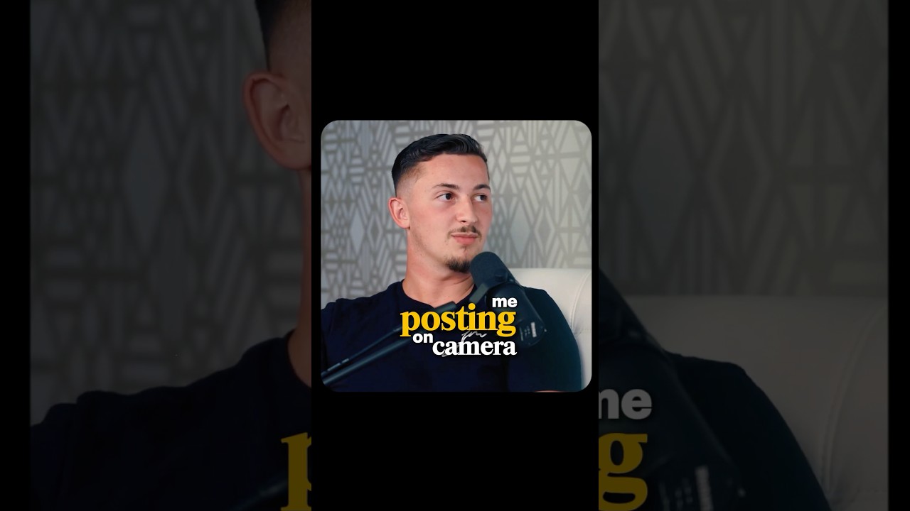 I avoided posting on camera for 2 years ‼️ #entrepreneur #personalbranding #socialstrategy