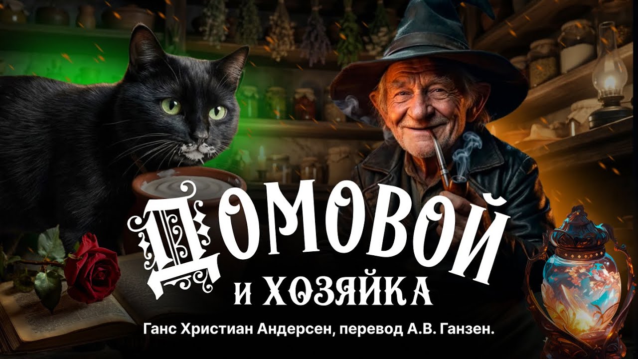 Милая добрая история🎅🏻🐈&zwj;⬛о духе дома Ниссе, и его маленьких слабостях🥣🥛Ганса Христиана Андерсена
