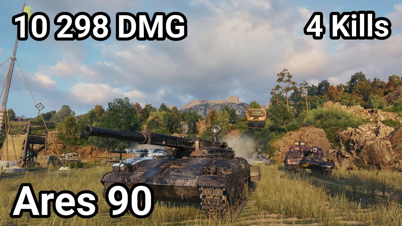 Ares 90 - 10 298 damage / 4 kill / 440 blocked / 754 assist