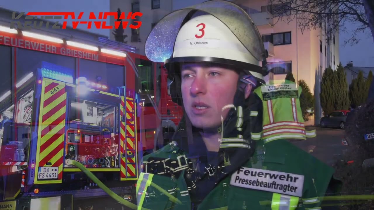 26-Jähriger stirbt bei Wohnungsbrand in Weiterstadt - 19.12.2022