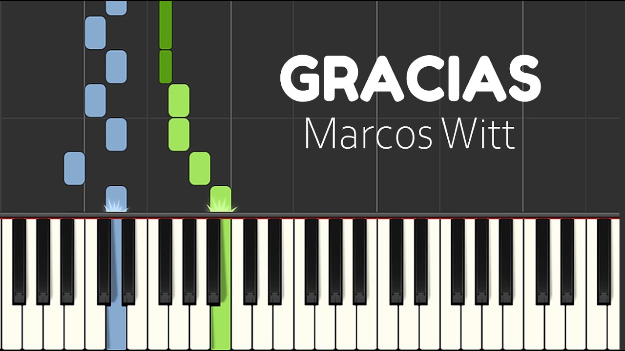 GRACIAS (Marcos Witt) Piano Tutorial Cover Instrumental para Orar