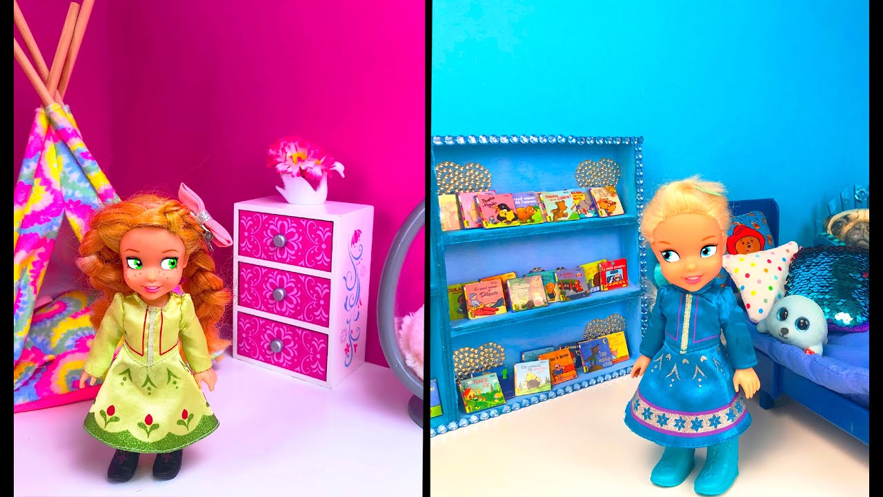 Elsa and Anna toddlers slumber party