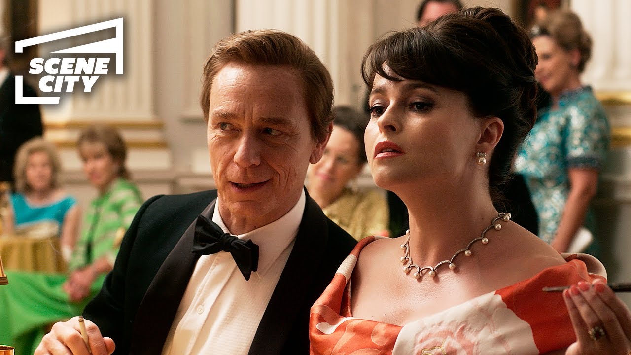 Dinner With President Johnson | The Crown (Olivia Colman, Helena Bonham Carter, Clancy Brown)