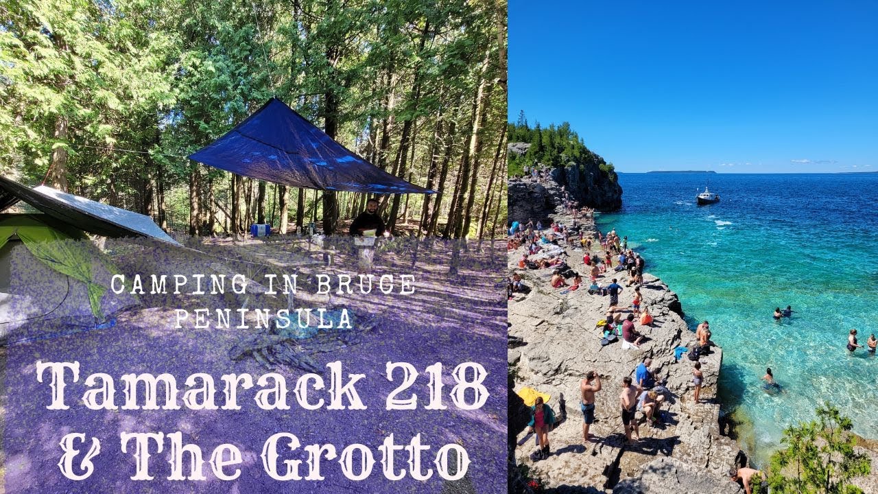 Camping at Bruce Peninsula Site 218 & Grotto